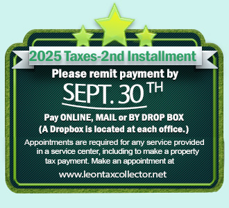 Property Taxes Monthly Announcement