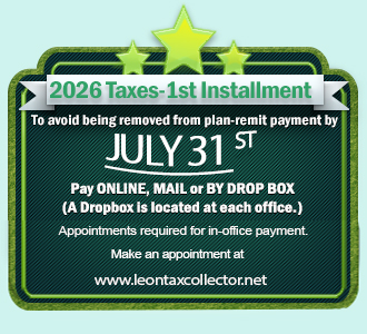 Property Taxes Monthly Announcement
