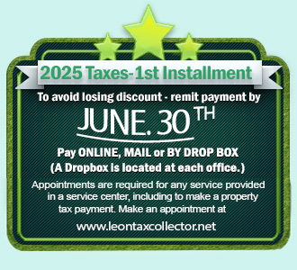 Property Taxes Monthly Announcement