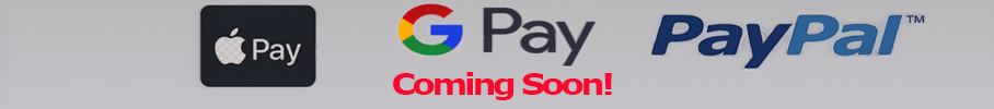 Coming Soon: Apple Pay, Google Pay, and PayPal